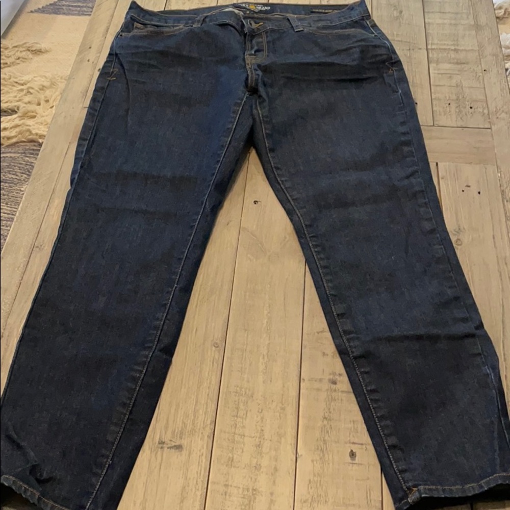 Lucky Jean Crop Blue Size 8